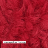Furreal Yarn from Knitting Fever. Color 38 Pompadour Cotinga