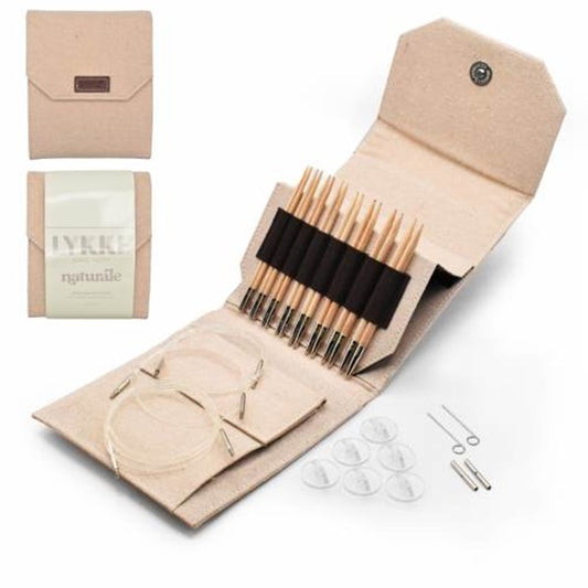 Lykke Naturale Starter interchangeable Knitting Needle Set