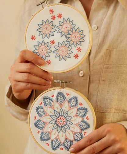 Mandala Embroidery Duo Kit