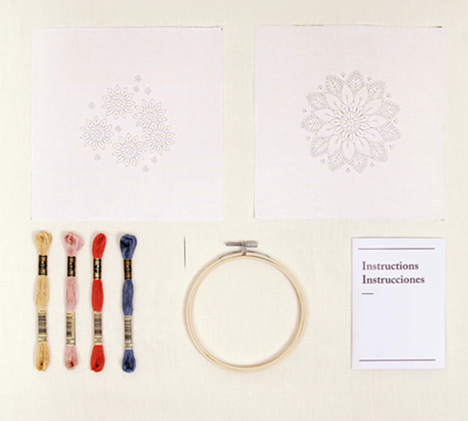 Mandala Embroidery Duo Kit