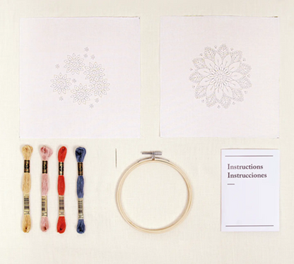 Mandala Embroidery Duo Kit