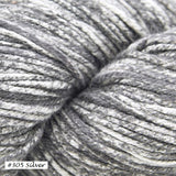 Nifty Cotton Effects Yarn from Cascade. Color #305 Silver