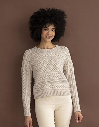 Nora Pullover Cable Sweater Class