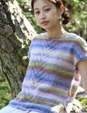 Rausu top, knitted with Yukata. From Silky Designs booklet