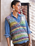 Peoria Silpover, knit in Rikka. Pattern from Noro Magazine #23