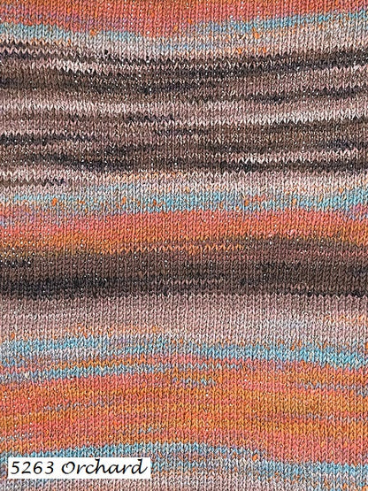 Summer Sesame Yarn from Berroco. Colorway #5263 Orchard