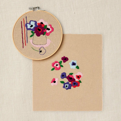 Peaceful Embroidery Anemone Kit