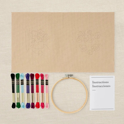 Peaceful Embroidery Anemone Kit