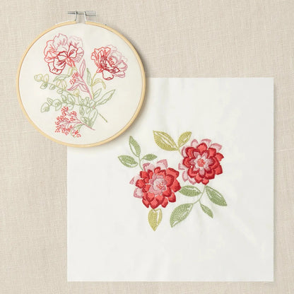 Calming Carnations Embroidery Kit