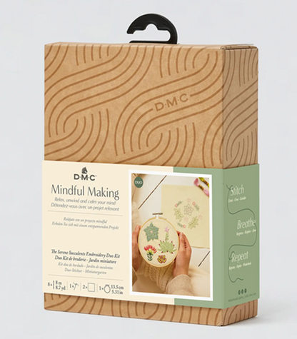 Serene Succulents Embroidery Duo Kit