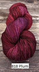 Vivacious DK Yarn from Fyberspates Color #818 Plum
