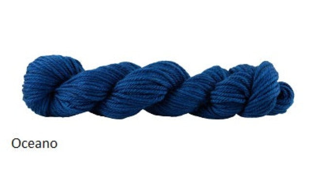 Manos Del Uruguay Alegria Grande Hand Painted Yarn. Color Oceano.