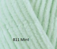 Flutterby Chunky from James Brett Yarns in color #B11 Mint