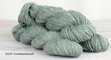 The Fibre Co's DK weight yarn Acadia.  Color #220 Summersweet