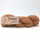 Equinox yarn form Plymouth. A blend of Merino, Linine and Mulberry Silk