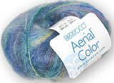Aerial Color from Berroco. Mohair and silk blend in watercolors.