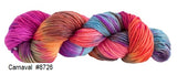 Alegria Grande Yarn from Fairmount Fibers. Colorway #8726 Carnaval