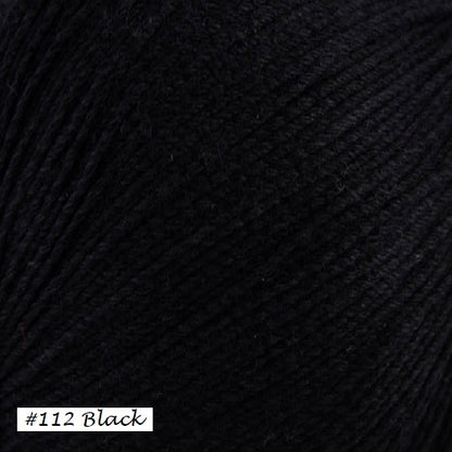 Bamboo Pop Yarn from Universal Yarn. Color #112 Balck