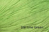Universal Yarn Bamboo Pop a blend of Cotton and Bamboo. Color #108 Lime Green.
