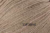 Universal Yarn Bamboo Pop a blend of Cotton and Bamboo. Color #110 Sand.