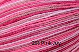 Universal Yarn Bamboo Pop a blend of Cotton and Bamboo. Color #208 Pink Joy.