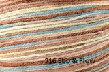 Universal Yarn Bamboo Pop a blend of Cotton and Bamboo. Color #216 Ebb and Flow.