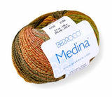 Berroco Medina Yarn, a DK weight in a blend of Cotton, Acrylic and Viscose.
