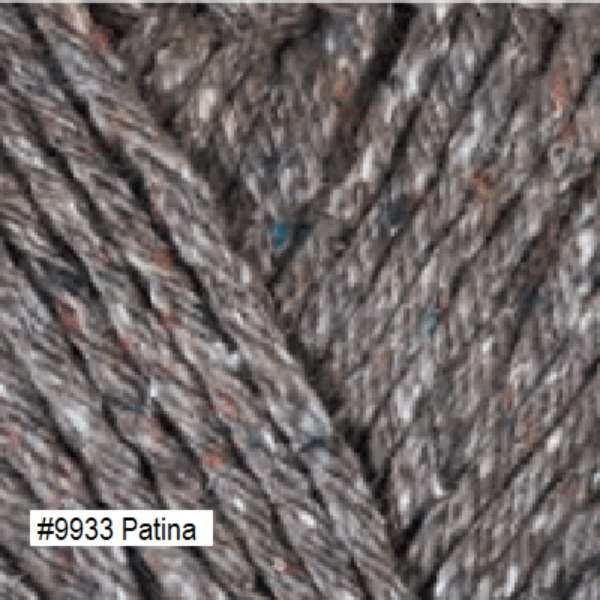 Remix Chunky Yarn  from Berroco. Color #9933 Patina