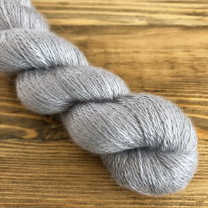 Reywa Fibers Bloom Yarn, A Lovely lace blend of Tibetan Yak Down and Silk.