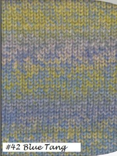 Brisbane Yarn from the Queensland Collection. An aran weight yarn for knit or crochet in color #42 Blue Tang