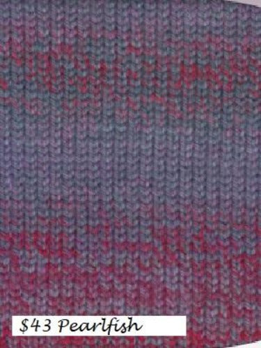 Brisbane Yarn from the Queensland Collection. An aran weight yarn for knit or crochet in color #43 Pearlfish.