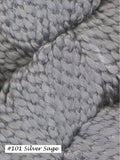 Bud Organic Cotton Yarn from Juniper Moon Farm. Color #101 Silver Sage