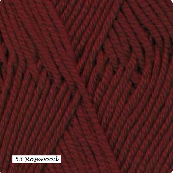 Cashmereno Sport Yarn from Ella Rae.  Color #53 Rosewood.