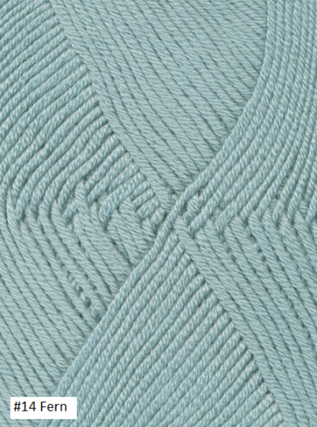 Ella Rae's Cashmereno Sport Yarn in color # 14 Fern