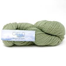 Plymouth Yarn's Cielo. A cainette yarn of Fine Merino and Nylon