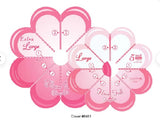 Clover #8461 Flower Frill Templates. 2 sizes, large and small