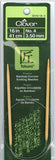 Clover fixed Bamboo Circular Knitting Needles.  US 4 x 16"