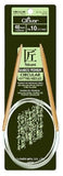Clover fixed Bamboo Circular Knitting Needles.  US 10 x 48"