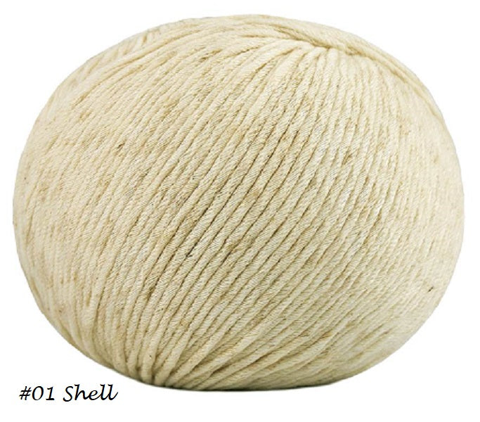Coastline Yarn from Jody Long. Color #01 Shell