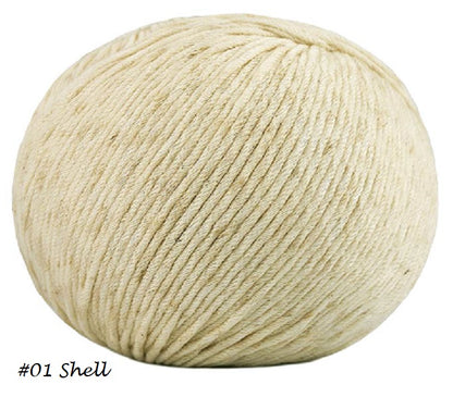 Coastline Yarn from Jody Long. Color #01 Shell