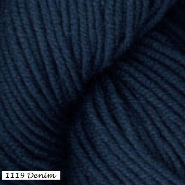 DK Merino Superwash Yarn from Plymouth Yarn. Color #1119 Denim