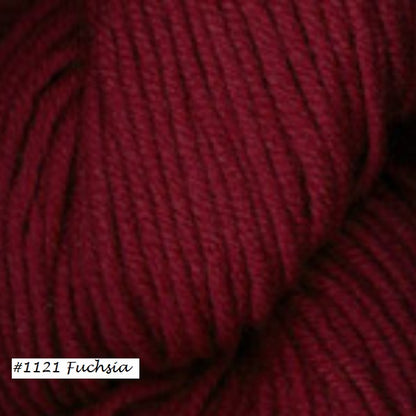DK Merino Superwash Yarn from Plymouth Yarn. Color # 1121 Fuchsia