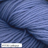 DK Merino Superwash from Plymouth. Color # 1136 Larkspur