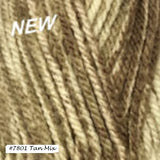 Encore Chunky Colorspun Yarn from Plymouth Yarn. Color #7801 Tan Mix