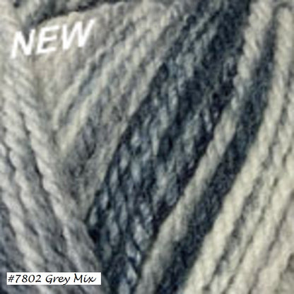 Encore Chunky Colorspun Yarn from Plymouth Yarn. Color #7802 Grey Mix