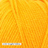 Bright Yellow (#1382) Encore Worsted Yarn from Plymouth Yarn