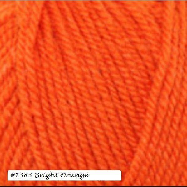 Bright Orange (#1383) Enocre Worsted Yarn from Plymouth Yarn