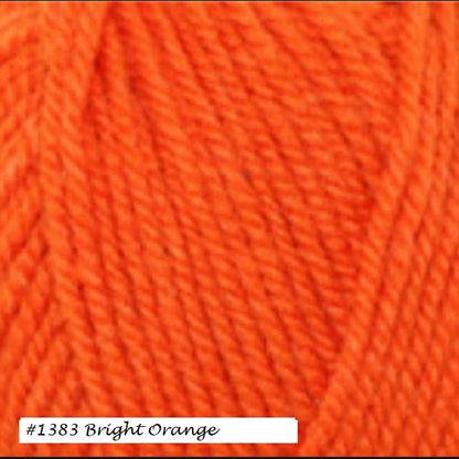 Bright Orange (#1383) Enocre Worsted Yarn from Plymouth Yarn