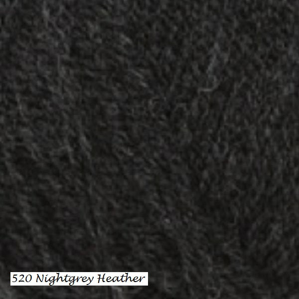 Nightgrey Heather (#520) Enocre Worsted Yarn from Plymouth Yarn