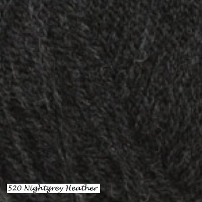 Nightgrey Heather (#520) Enocre Worsted Yarn from Plymouth Yarn